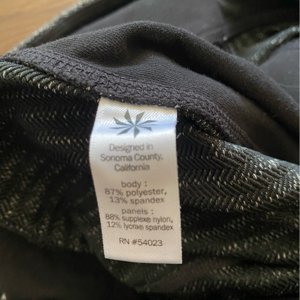 Athleta Metro Drifter High Rise Leggings Herringbone Womens Size M - Picture 8 of 9